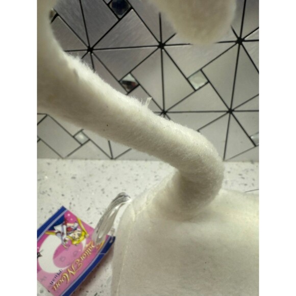Sailor Moon Great Eastern Entertainment Artemis Kitty Cat White Plush 6” - Picture 4 of 11